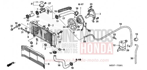 KUEHLER (CB600N6/NA6) CBF600N6 de 2006